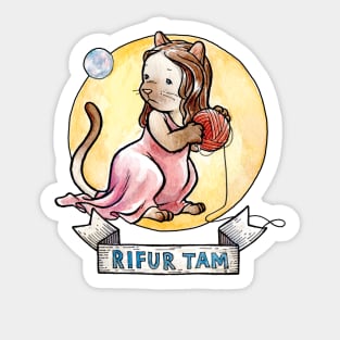 Rifur Tam Sticker